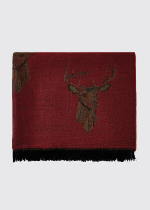 Dubarry Heatherbell Wollstola, Farbe Cardinal