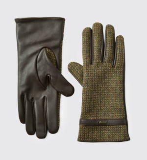 Dubarry Tweed-Lederhandschuhe Ballycastle, Farbe Heath