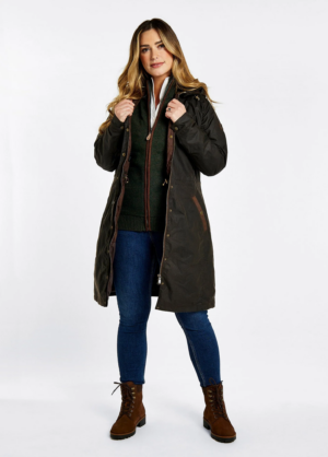Dubarry Redington Verdigris Wachsmantel 40