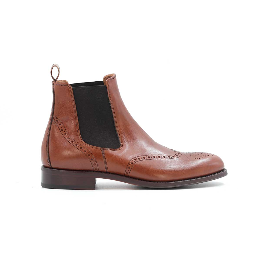 Rey Pavon Herren Schuh Botin Texas, Farbe Braun/Grün 45