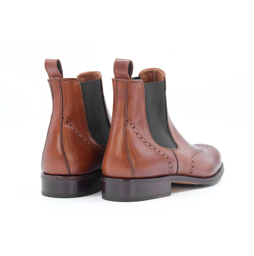 Rey Pavon Herren Schuh Botin Texas, Farbe Braun/Grün 45 – Bild 3