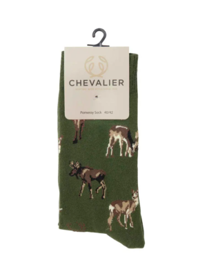Chevalier Socken Pomeroy Rifle Green Deer 37-39