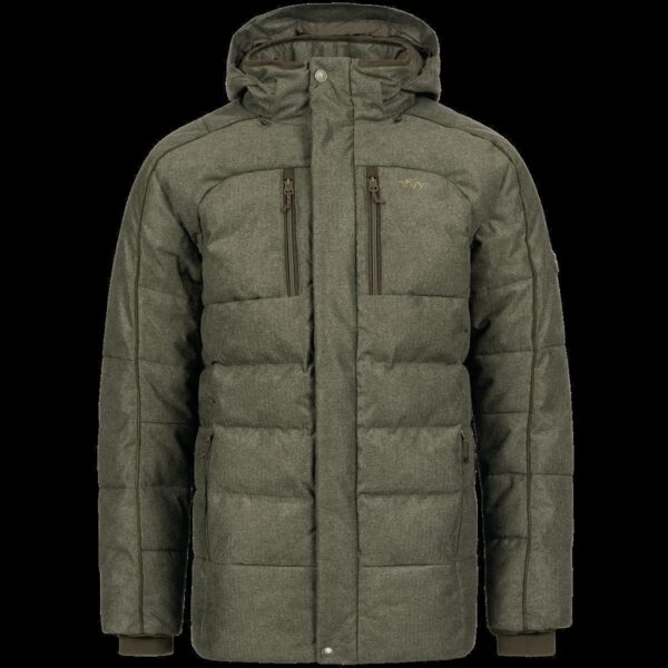 Blaser Herren Daunenjacke Vintage Radiation, Olive/Schwarz S