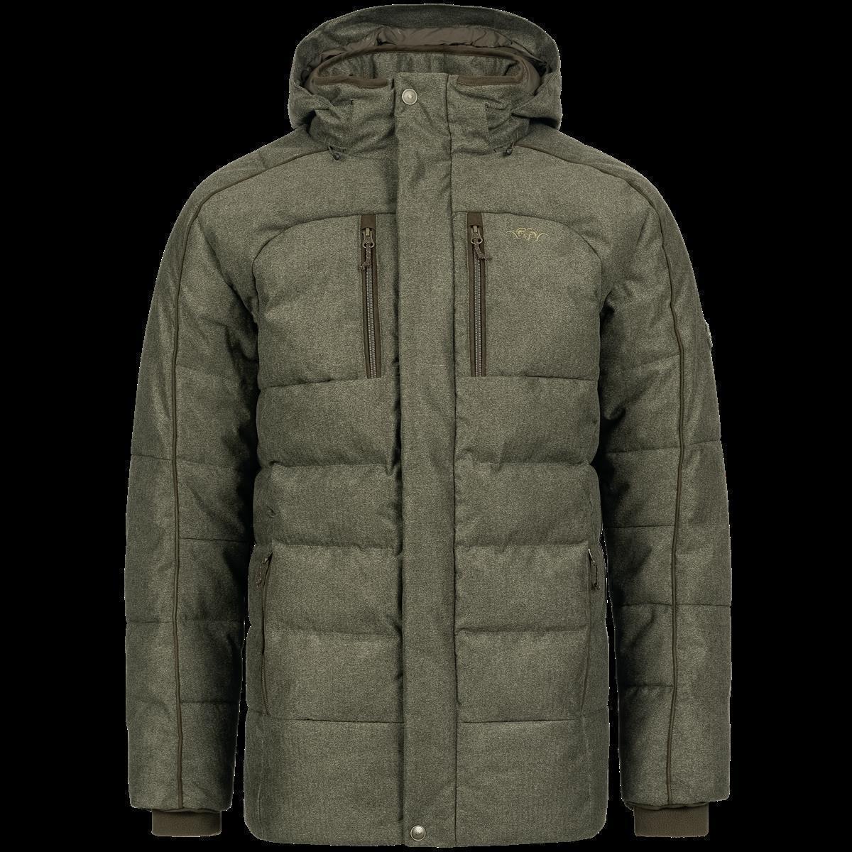 Blaser Herren Daunenjacke Vintage Radiation, Olive/Schwarz S