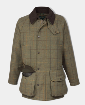 Alan Paine Tweedmantel Rutland, Farbe Dark Moss