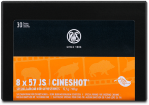 RWS Cineshot 8x57 IS  12,1g / 187gr  30er