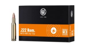 RWS .222 Rem  3,4g / 52gr  MJ