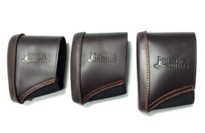 Mjoelner Hunting Schaftkappenverlängerung aus Leder, dunkelbraun Medium