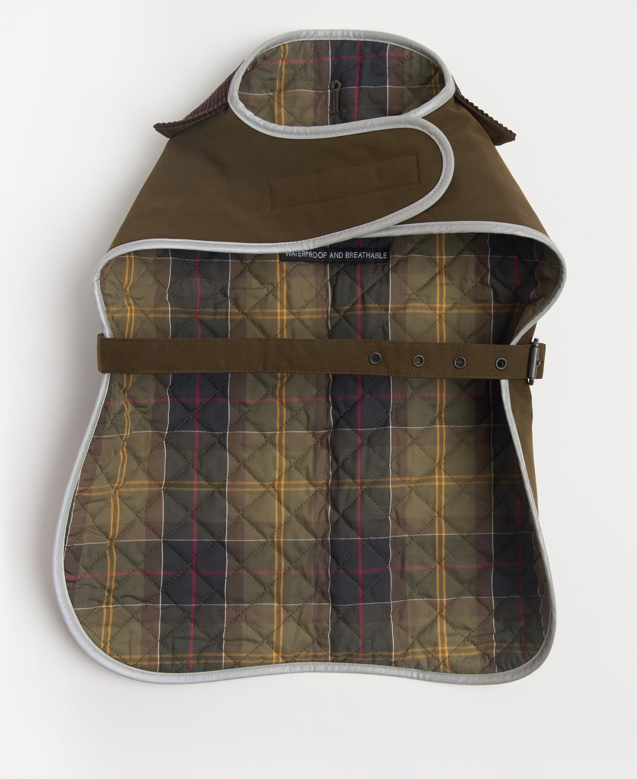 Barbour Hundemantel Waterproof, Farbe Olive – Bild 2