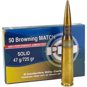Prvi Partizan PPU .50 BMG Match (A-595) 47g - 725grs - Solid