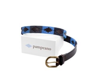 Pampeano Ledergürtel, Farbe Azules 70