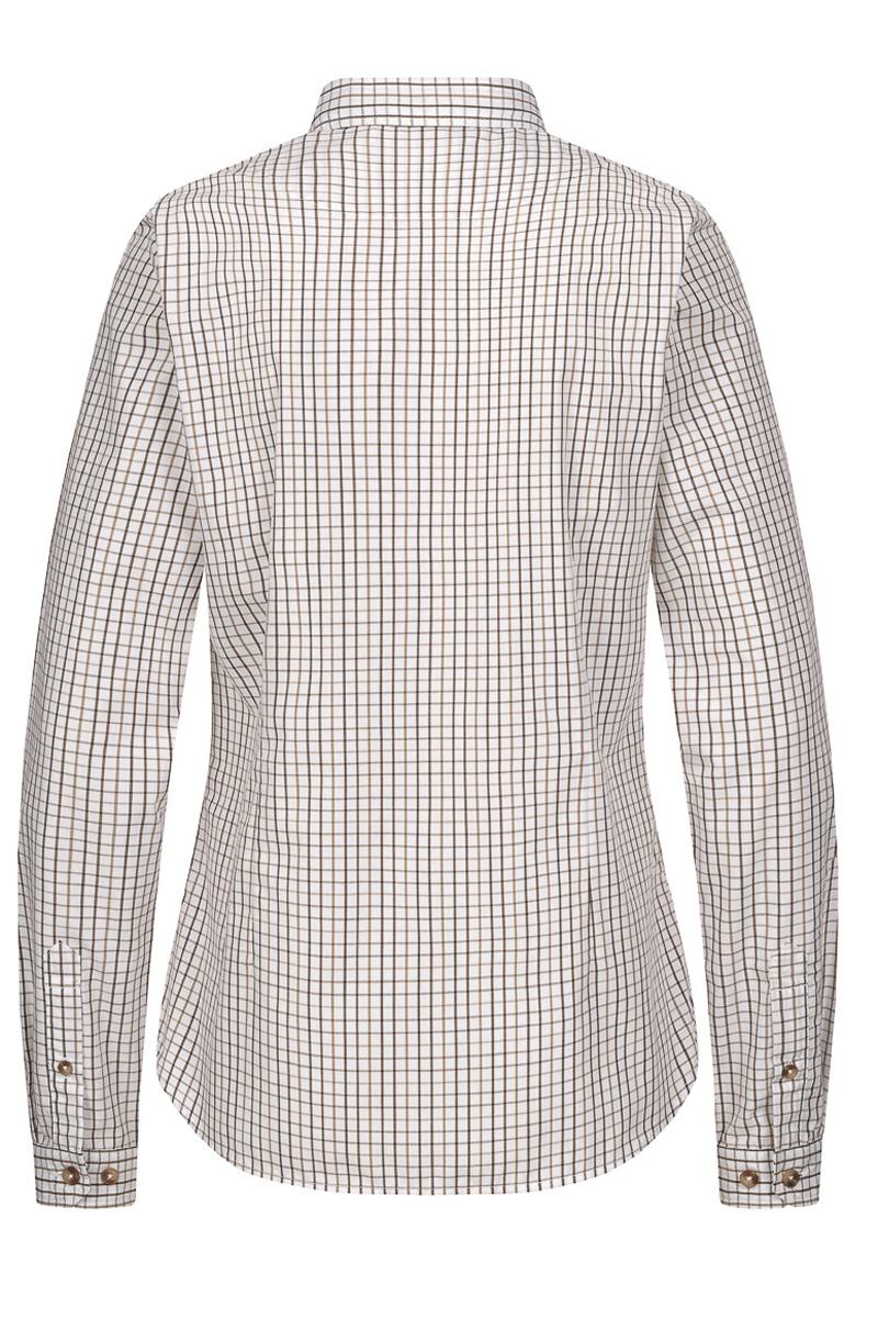 Blaser Damenbluse Juna oliv/beige kariert 38 – Bild 2