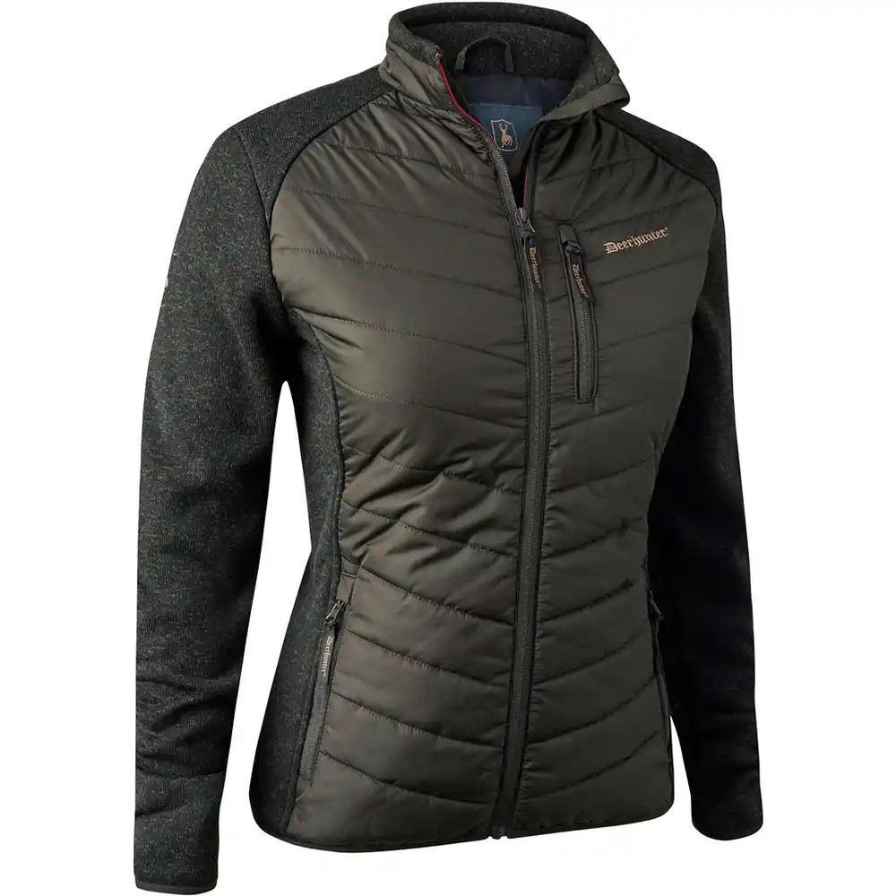 Deerhunter Lady Caroline Wattierte Jacke Brown Leaf