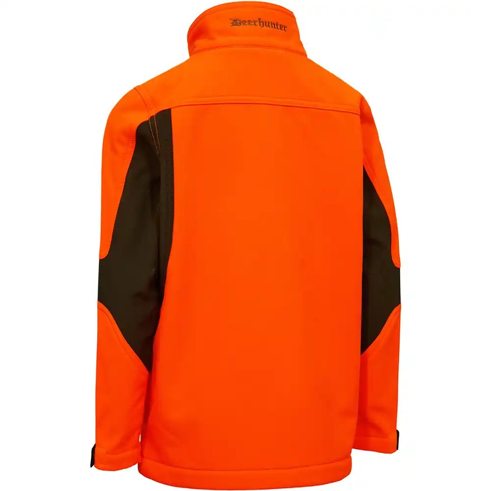 Deerhunter Youth Rogaland Softshell Jacke Safety Orange – Bild 2